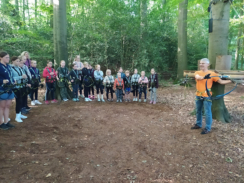 Heidewölfe werden zu Beginn eingewiesen