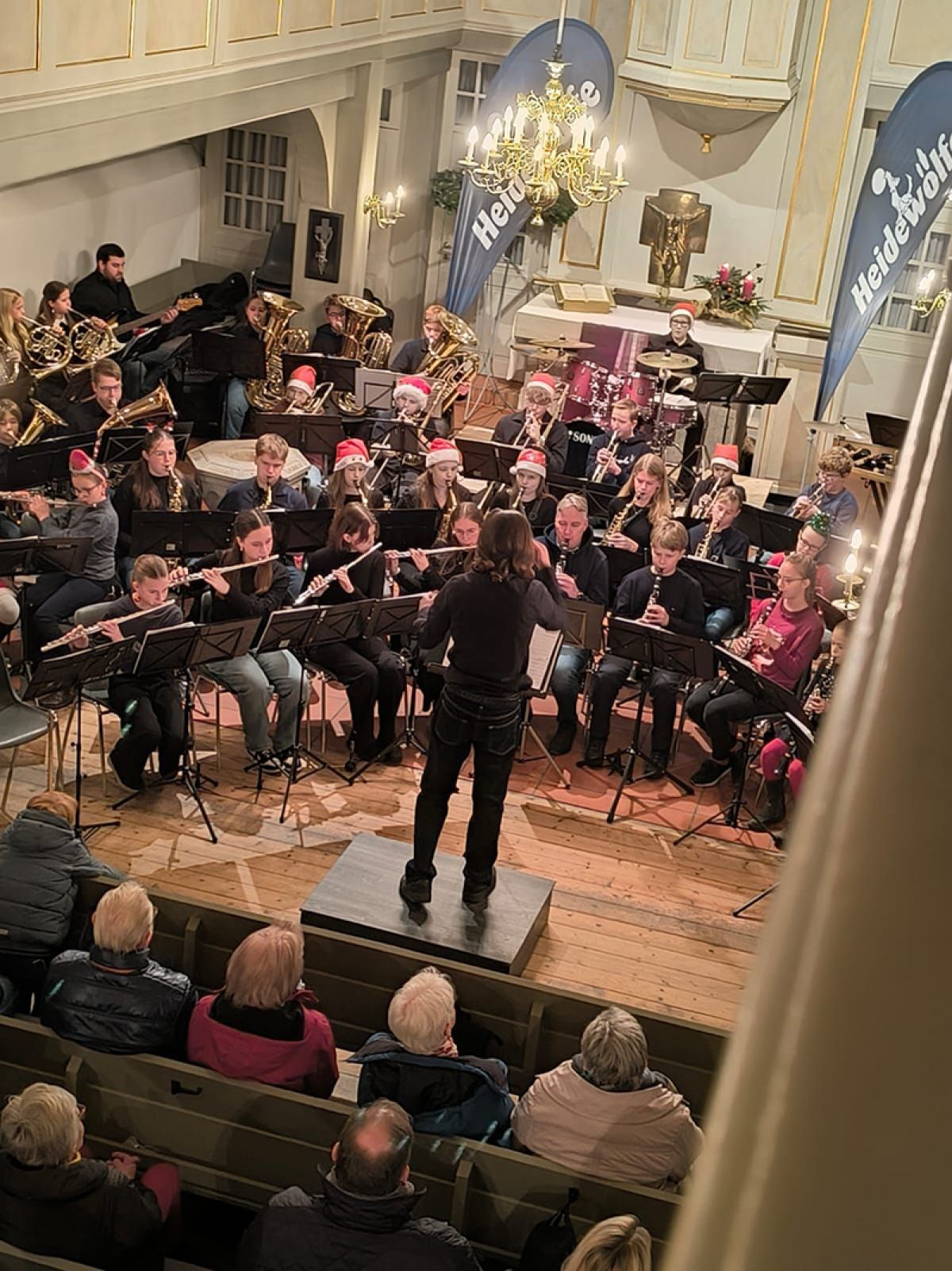 Weihnachtskonzert der Heidewölfe