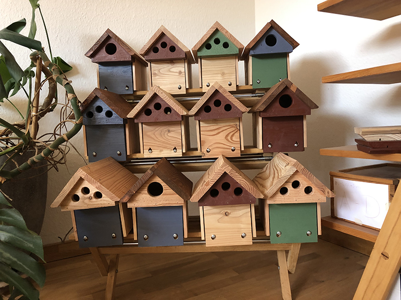 Vogelhäuschen aus der Tischlerei