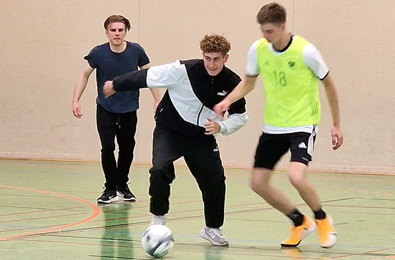 Fußball Azubis Deutsche Post und aus Bockum