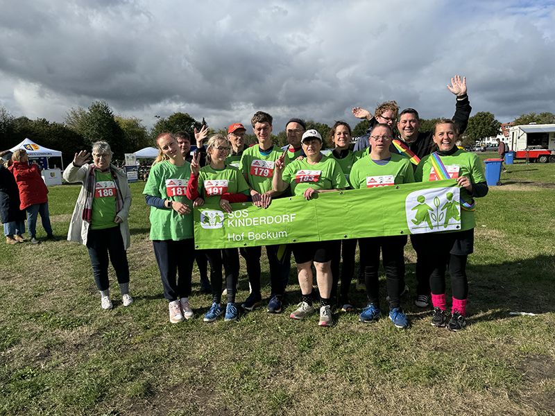 Gute Stimmung vor dem Start