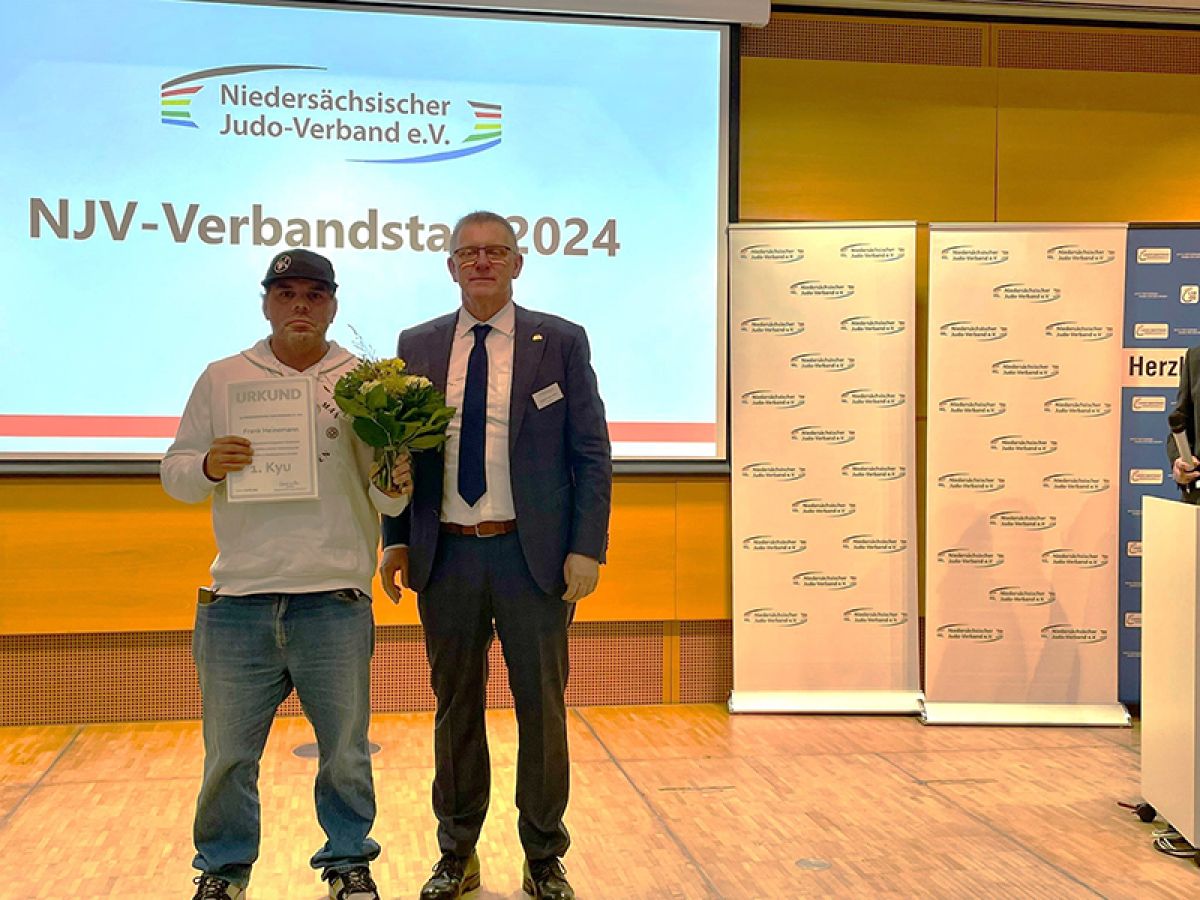 Frank Heinemann mit NJV-Präsident 2024 ehemalige Präsident des NJV Egbert von Horn