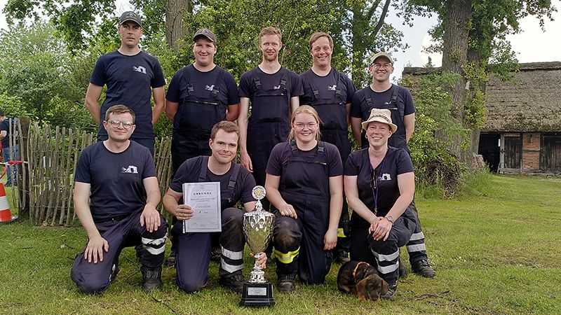 Siegergruppe Feuerwehr Oldendorf/ Luhe